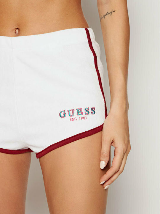 Women's Terry Sporty Shorts White
