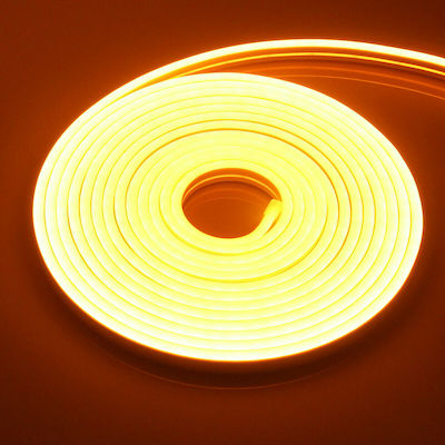 Wasserdicht Neon Flex LED Streifen Versorgung 12V mit Orange Licht Länge 5m