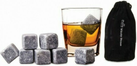 Whisky Stones Διακοσμητικά Παγάκια Πέτρινα 9τμχ