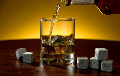 Whisky Stones Διακοσμητικά Παγάκια Πέτρινα 9τμχ