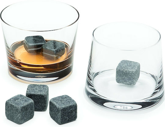 Whisky Stones Διακοσμητικά Παγάκια Πέτρινα 9τμχ