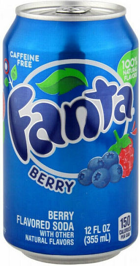 Fanta Αναψυκτικό Μούρο με Ανθρακικό σε Κουτί 355ml