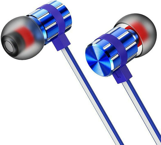 Borofone BM48 In-ear Handsfree με Βύσμα 3.5mm Μπλε
