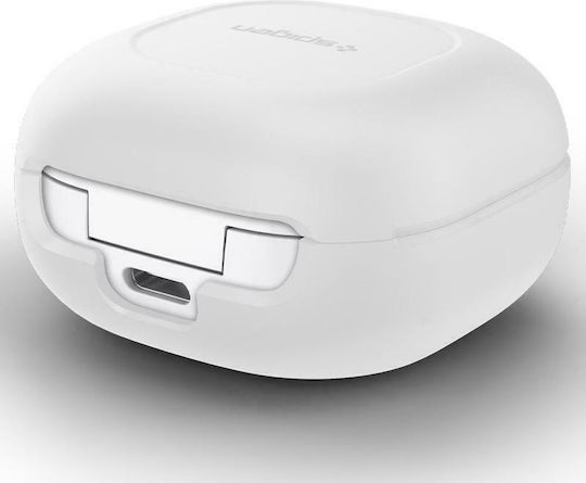 Spigen Silicone Fit Husă cu cârlig în culoarea Alb pentru Galaxy Buds Live / Pro