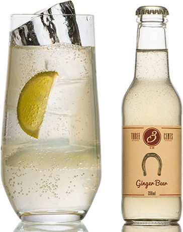 Three Cents Ginger Beer με Ανθρακικό σε Φιάλη 200ml