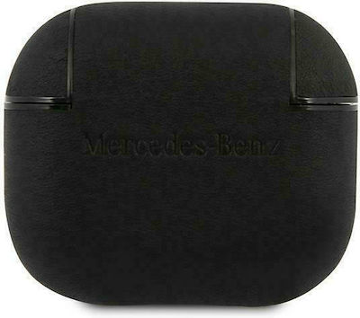 Mercedes-Benz Leather Case Black for Apple AirPods 3