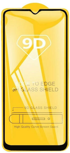 9D Full Glue Full Face Tempered Glass Μαύρο (Realme C11)