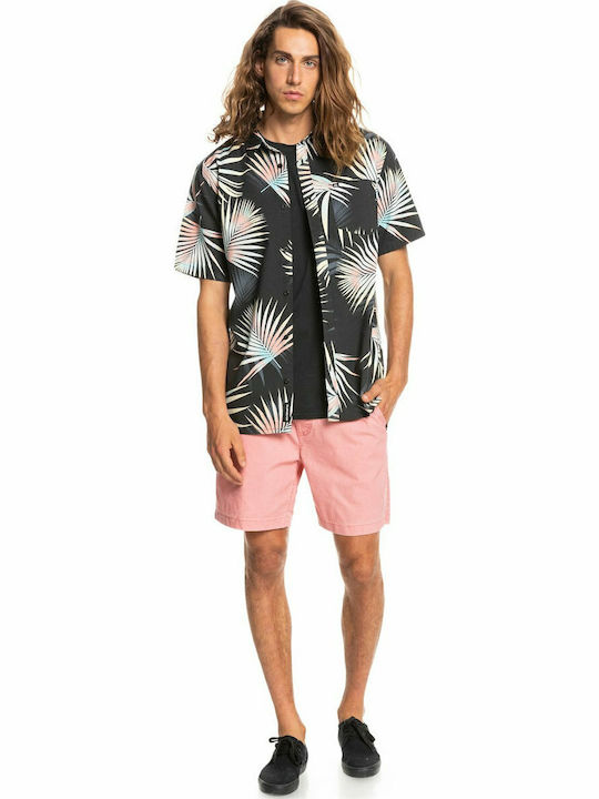 Pop Tropic Short-sleeved Cotton Shirt Floral Multicolour