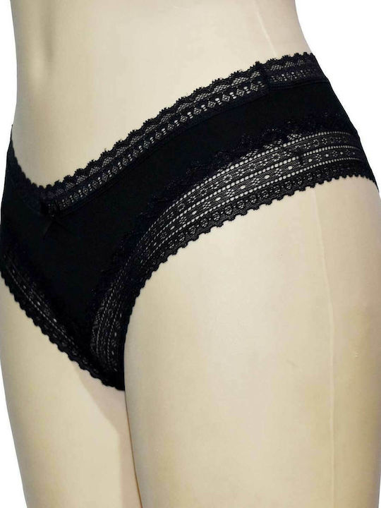 Women's Slip 2Pack with Lace Black