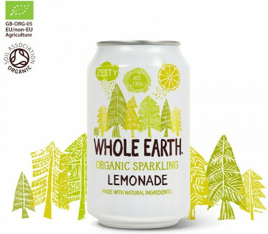 Whole Earth Limonade mit Kohlensäure, Zuckerfrei, Biologisch in Kiste 330ml