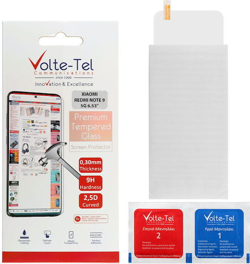 Volte-Tel 2.5D Tempered Glass (Redmi Note 9 5G)