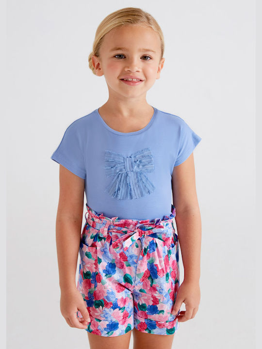 Mayoral Kids Blouse Short Sleeve Blue