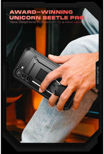 Supcase Unicorn Beetle Pro 360 Vollschutz Silikon 2mm Schwarz (Galaxy S22+ 5G)