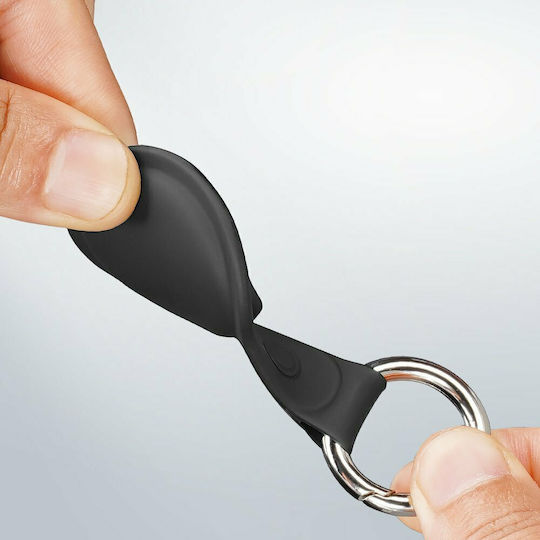 Dux Ducis Flexible Keychain Loop Калъф за ключодържател Силикон за AirTag Черно / Зелено / Розово / Синьо