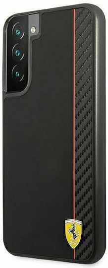 Ferrari On Track Carbon Stripe Back Cover Plastic Black (Galaxy S22+)