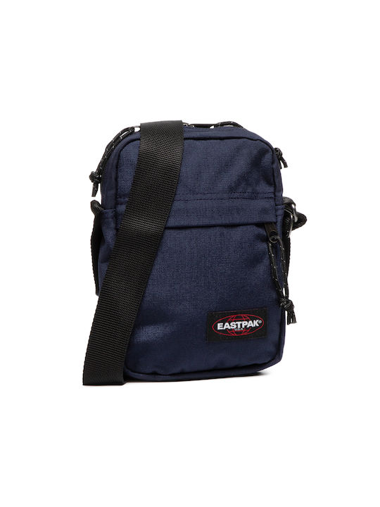 Eastpak Fabric Shoulder / Crossbody Bag The One with Zipper & Adjustable Strap Navy Blue 16x5.5cm