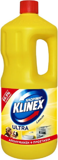 Klinex Ultra Protection Παχύρρευστη Χλωρίνη με Άρωμα Lemon 2lt