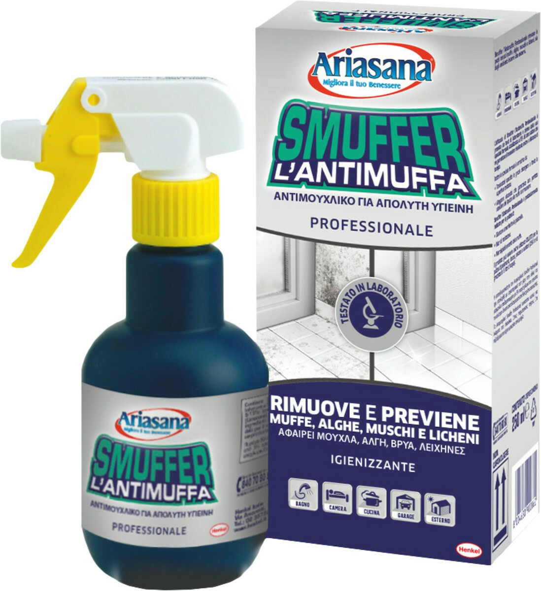 604 Smuffer antimuffa professionale Ariasana - 250 ml - 884136 8.28 -  Pulizia e Igiene - LoveOffice®