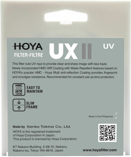 Hoya UX II Filter UV 72mm for Camera Lenses