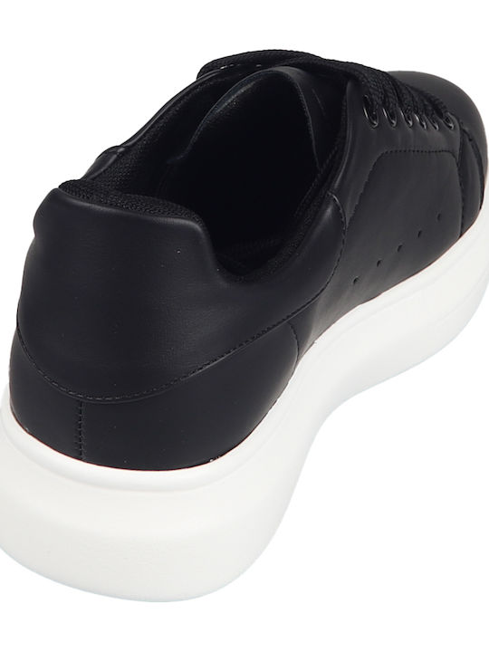 Damen Flatforms Sneakers Schwarz