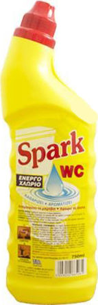 Spark Gel Καθαρισμού Λεκάνης με Άρωμα Φρεσκάδα Λεμονιού 750ml