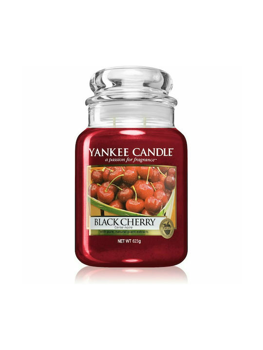 Yankee Candle Αρωματικό Κερί σε Βάζο με Άρωμα Black Cherry 623gr