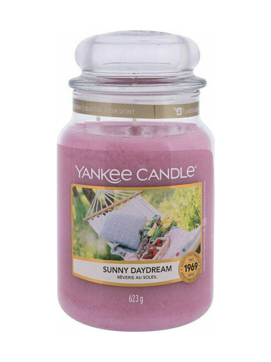 Yankee Candle Scented Candle Jar with Scent Sunny Daydream Pink 623gr 1pcs