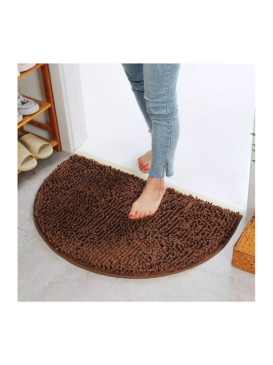 Non-Slip Bath Mat HUH-0068 Καφέ 40x60εκ.