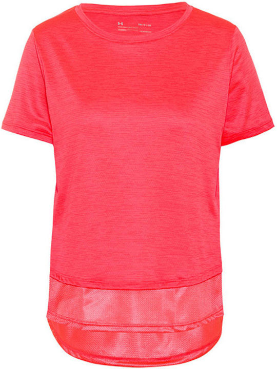 Under Armour Damen Sportlich T-shirt Fuchsie