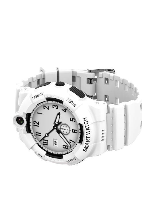 Wonlex Παιδικό Smartwatch KT25 4G με GPS & Κάμερα Λευκό