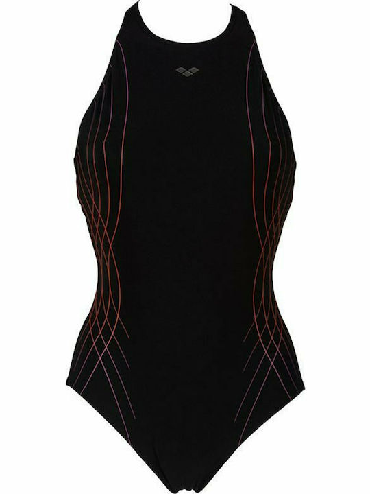 Arena Elisa Athletic One-Piece Swimsuit Black