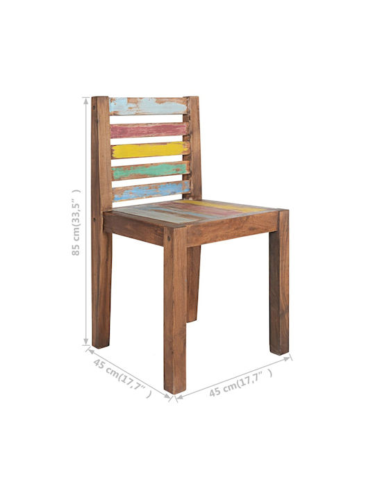 Kitchen Wooden Chair 45x45x85cm 6pcs