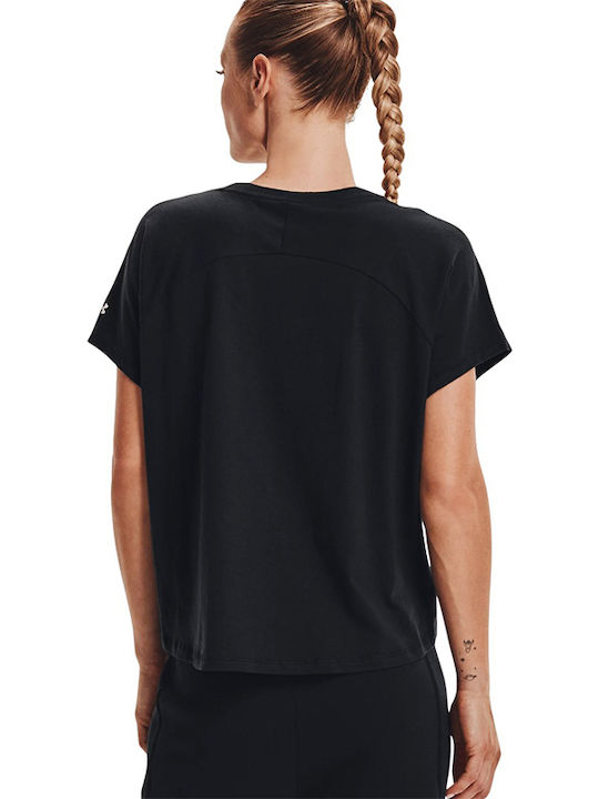 Under Armour Damen Sportlich T-shirt Schwarz