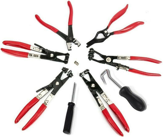 Workshop Pliers Collar clamps 9pcs