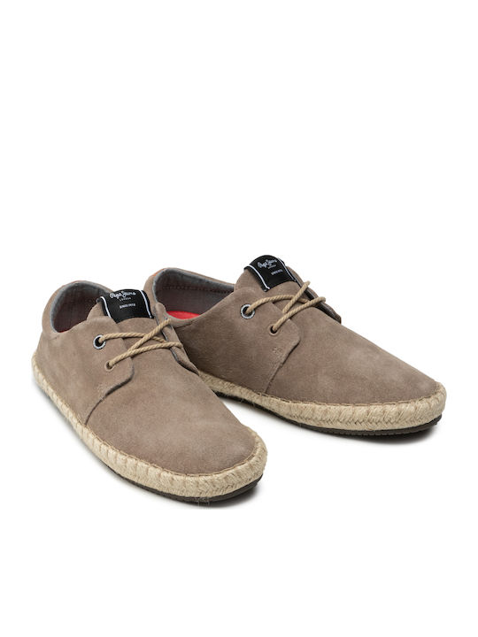 Tourist C-Smart 22 Leather Men's Espadrilles Dark Stone