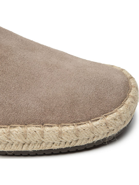 Tourist C-Smart 22 Leather Men's Espadrilles Dark Stone