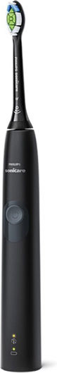 Philips Sonicare ProtectiveClean 4300 Elektrische Zahnbürste mit Timer und Drucksensor Schwarz