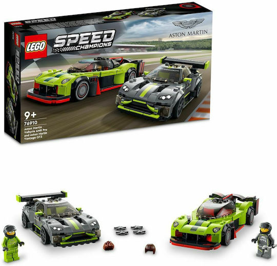 LEGO Speed Champions Aston Martin Valkyrie & Aston Martin Vantage GT3 For 9+ Years 592 Pieces