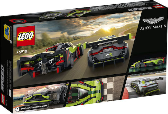 LEGO Speed Champions Aston Martin Valkyrie & Aston Martin Vantage GT3 For 9+ Years 592 Pieces