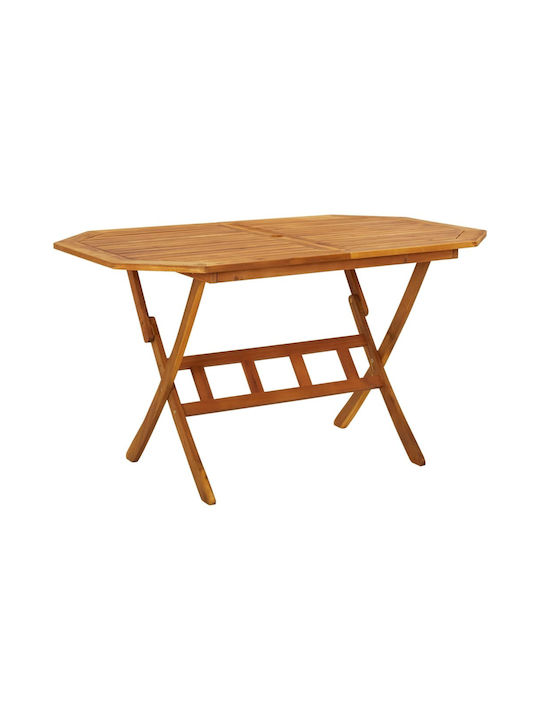 Set Sala De Mese Pentru Exterior 5 Piese Din Acacia