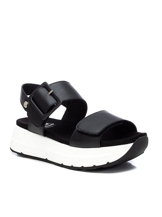 Xti Women's Flat Sandals in Black Color