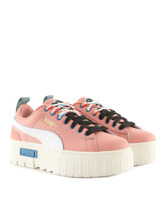 PUMA Mayze Go For Wns Flatforms Sneakers Ροζ