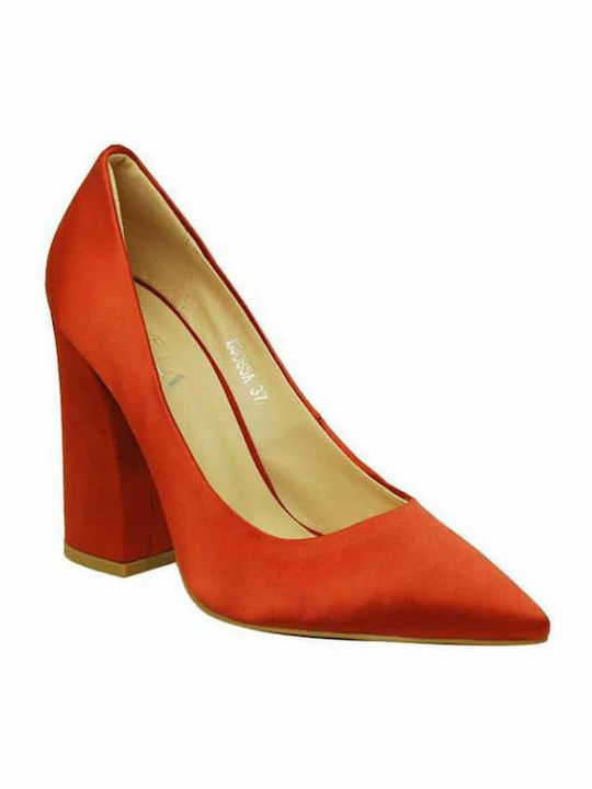 Favela Pointed Toe Cinnamon High Heels