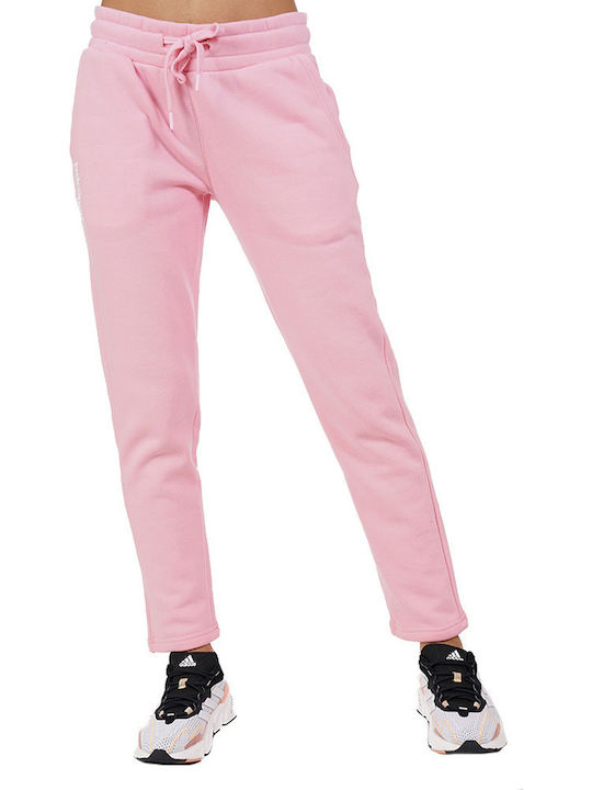 021144 Sweatpants Jogger Fleece Pink