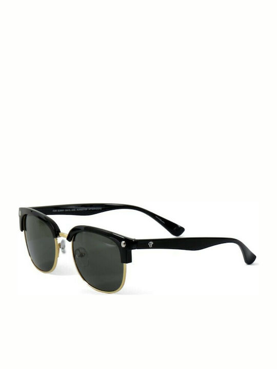 Chpo Casper Men's Sunglasses with Black Frame and Black Lens 16131II