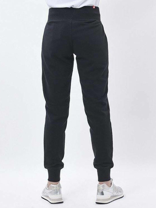 New Balance Essentials Pantaloni de trening pentru femei cu cauciuc Negru