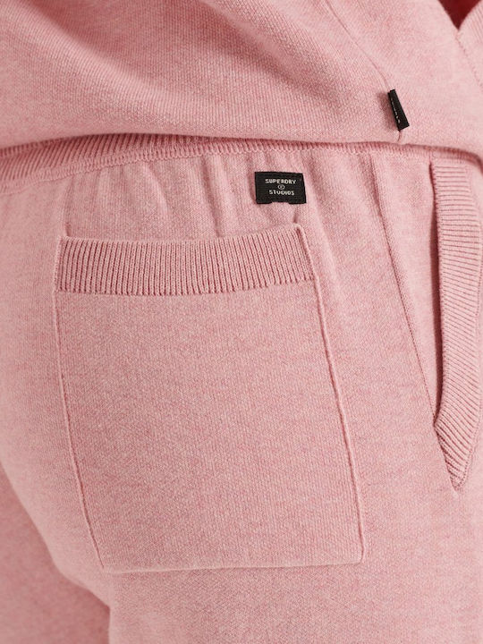 Pantaloni de Trening cu elastic Soft Pink Marl roz Marl