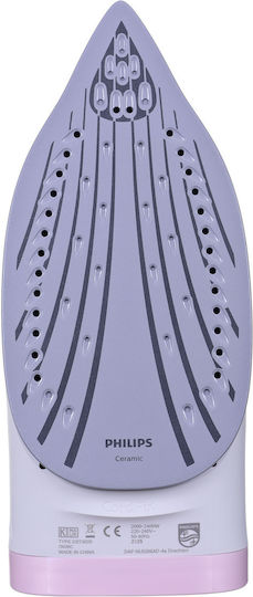Philips Series 3000 Steam Iron 2200W with Ceramic Plate and Continuous Steam Supply 35g/min