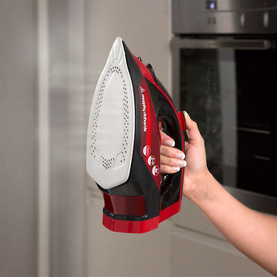 Morphy Richards 303250 easyCHARGE Fier De Călcat Cu Abur Fără Fir 2400W Cu Placă Ceramică Și Furnizare Continuă De 30gr/min
