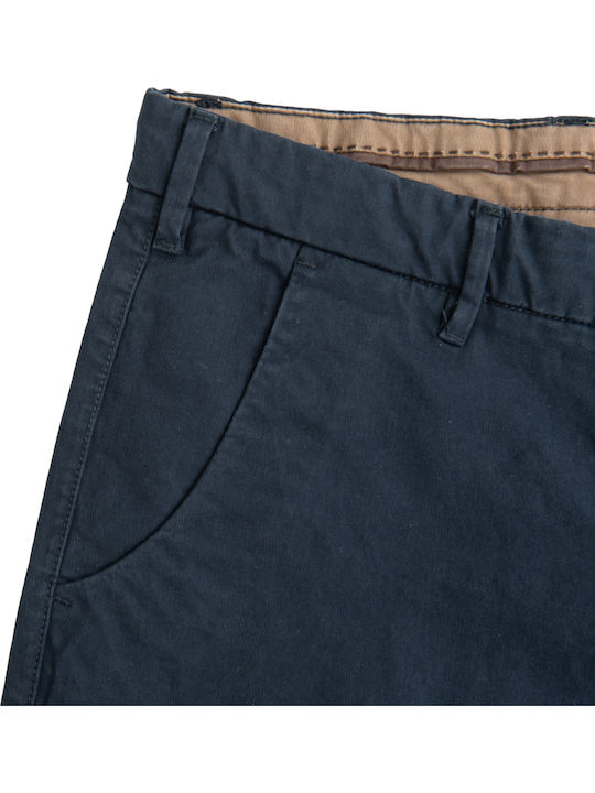 Trousers Chino in Slim Fit Navy Blue